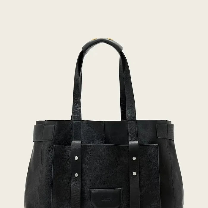 AllSaints чанта tote дамска от кожа URSA