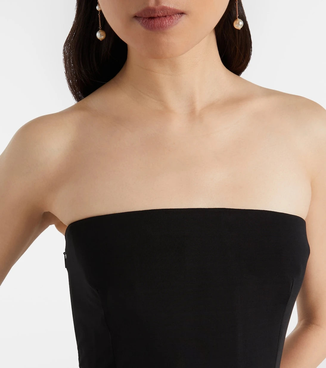 Ferragamo - Draped bustier dress