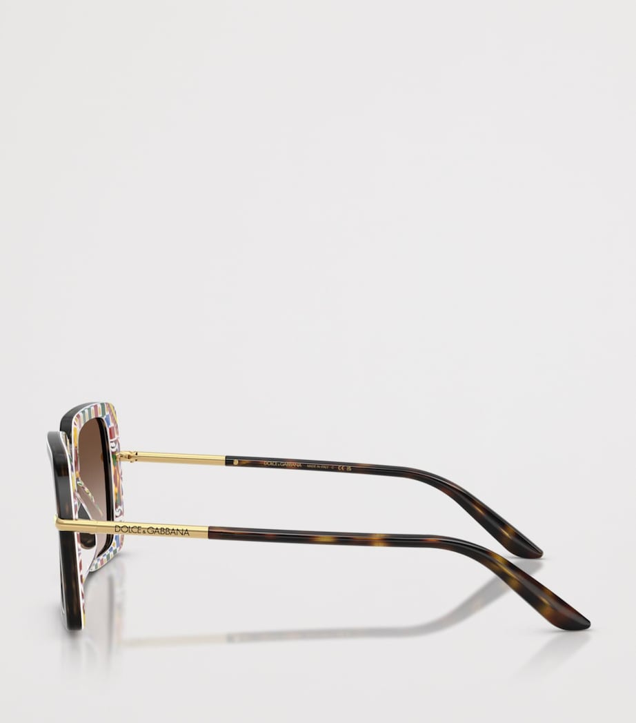 Dolce & Gabbana Multi Acetate Square DNA Sunglasses