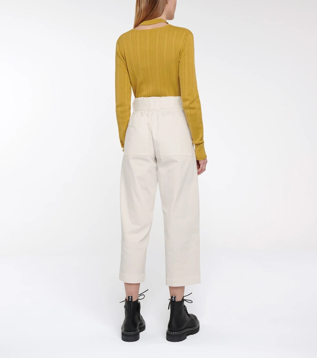 Proenza Schouler - Belted high-rise cotton pants