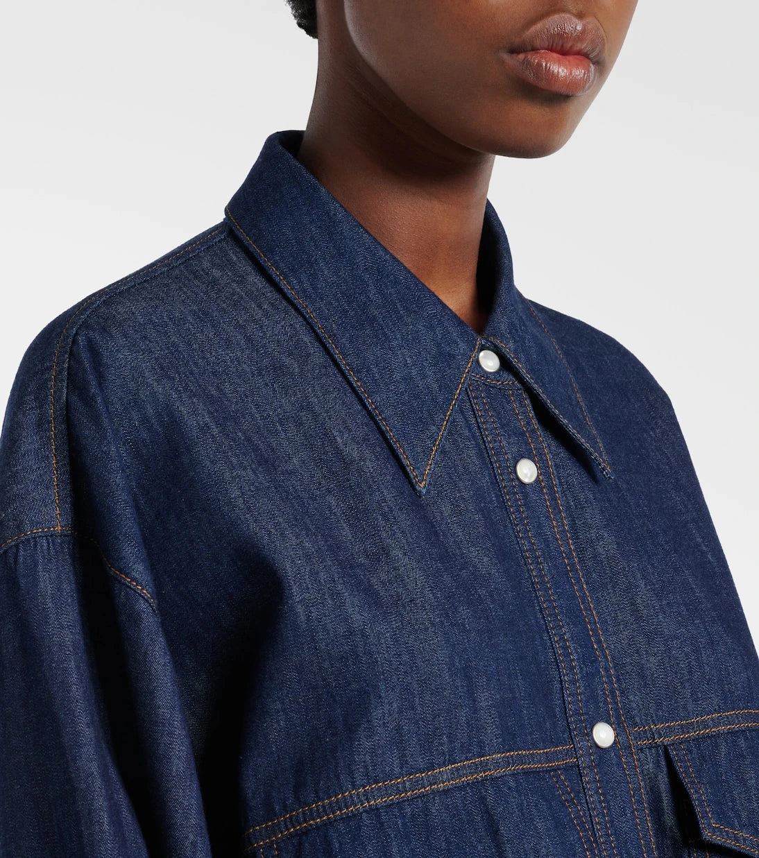 Khaite - Christensen oversized denim shirt