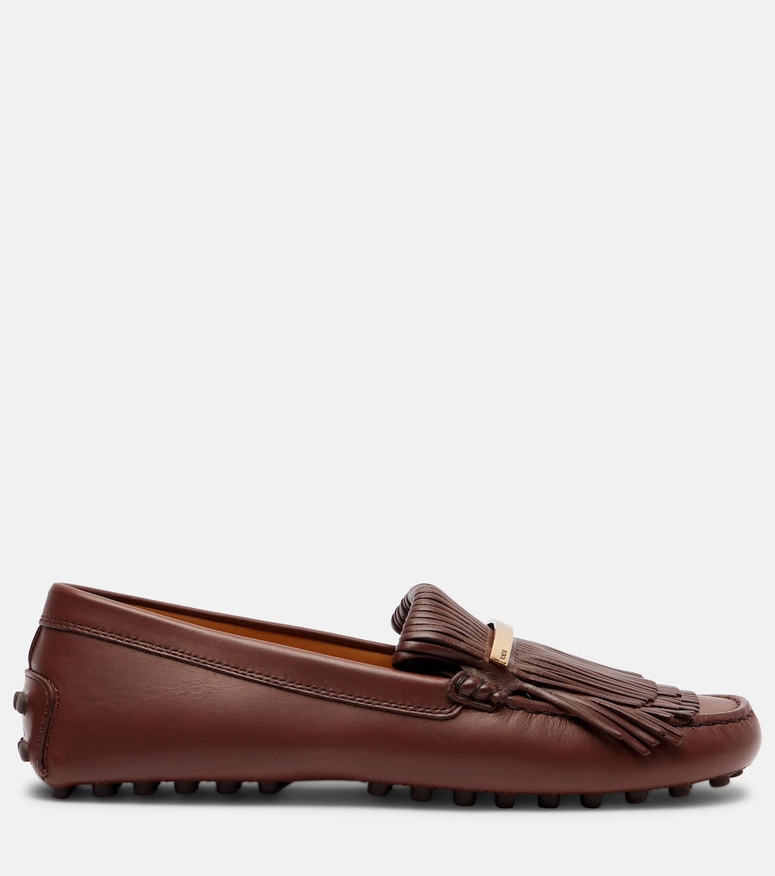 Tod's - Gommino fringed leather driving shoes