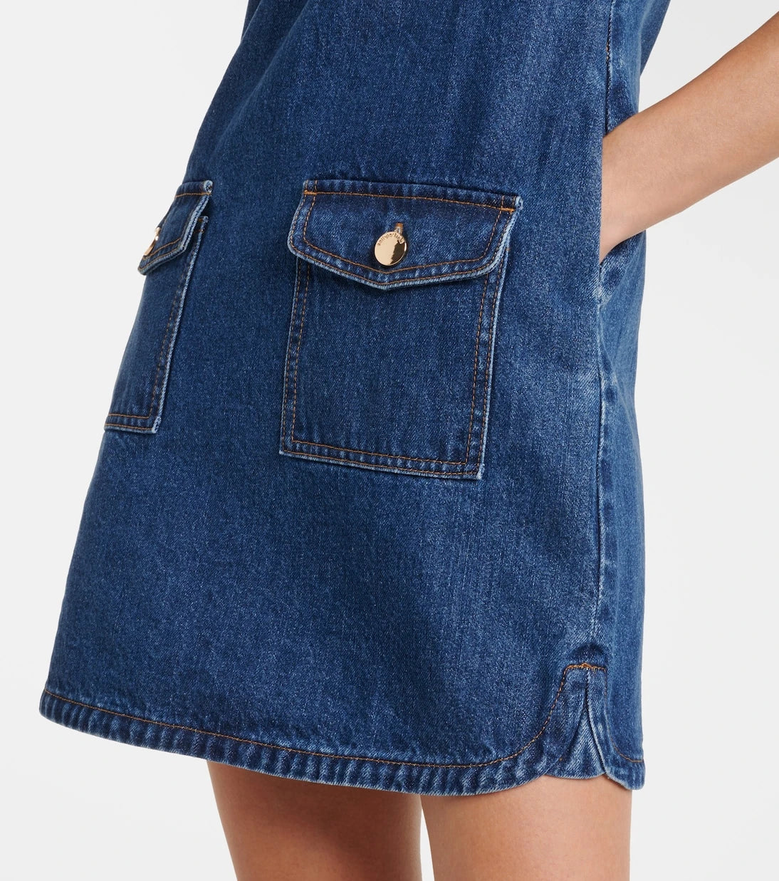 Self-Portrait - Denim minidress