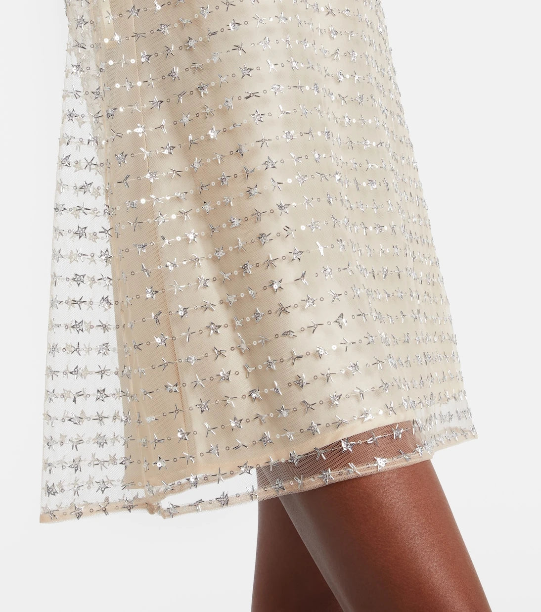 Staud - Aurielle sequined tulle minidress