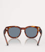 Ray-Ban Brown Propionate Mega Hawkeye Sunglasses