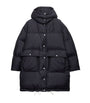 Prada Blue Down-Filled Puffer Jacket