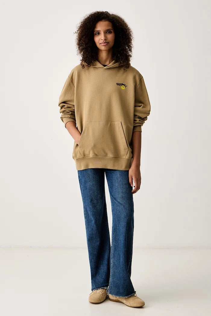Pamuklu kapüşonlu sweatshirt