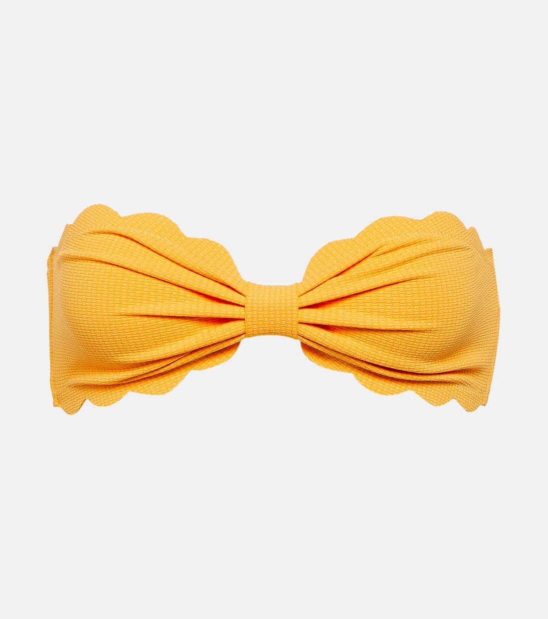 Marysia - Antibes scalloped bandeau bikini top