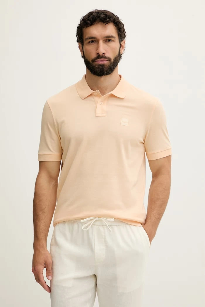 BOSS Orange Erkek Pamuk Elastan Polo Tişört Passenger