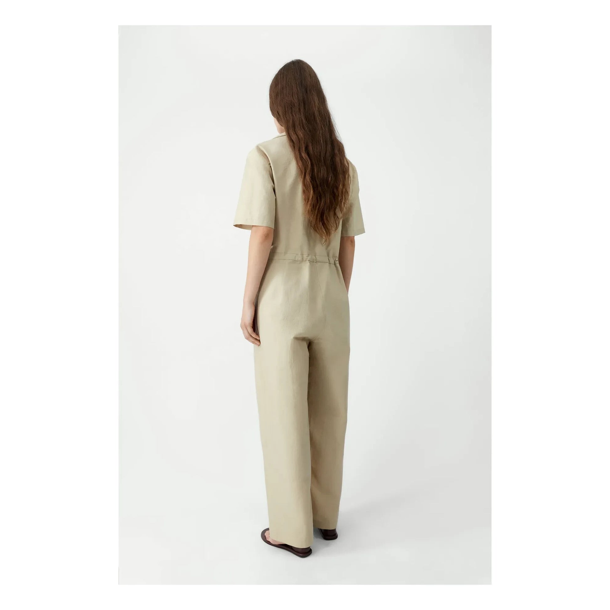 Cordera - Cotton jumpsuit | Beige