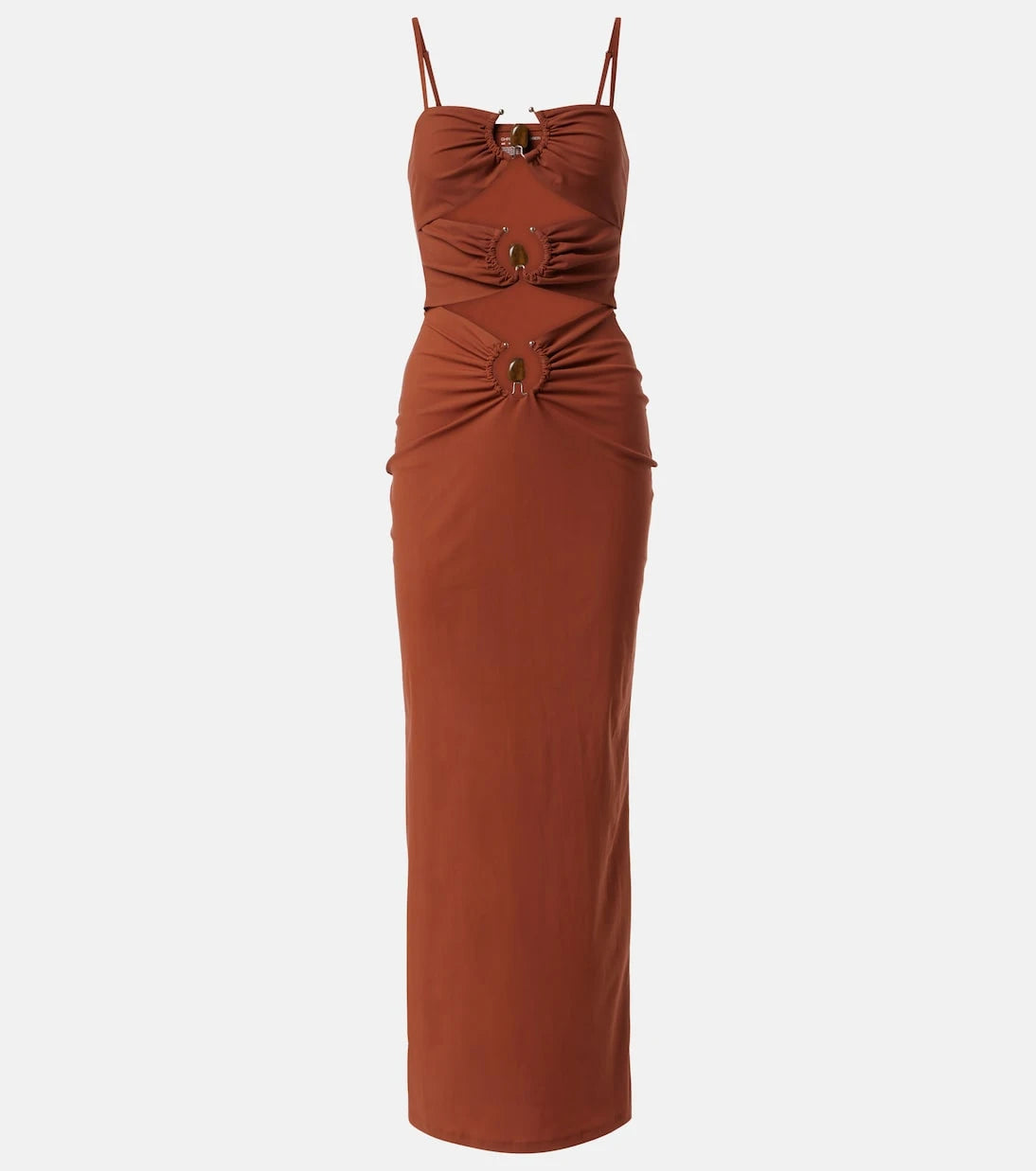 Christopher Esber - Pierced Orbit cutout jersey maxi dress