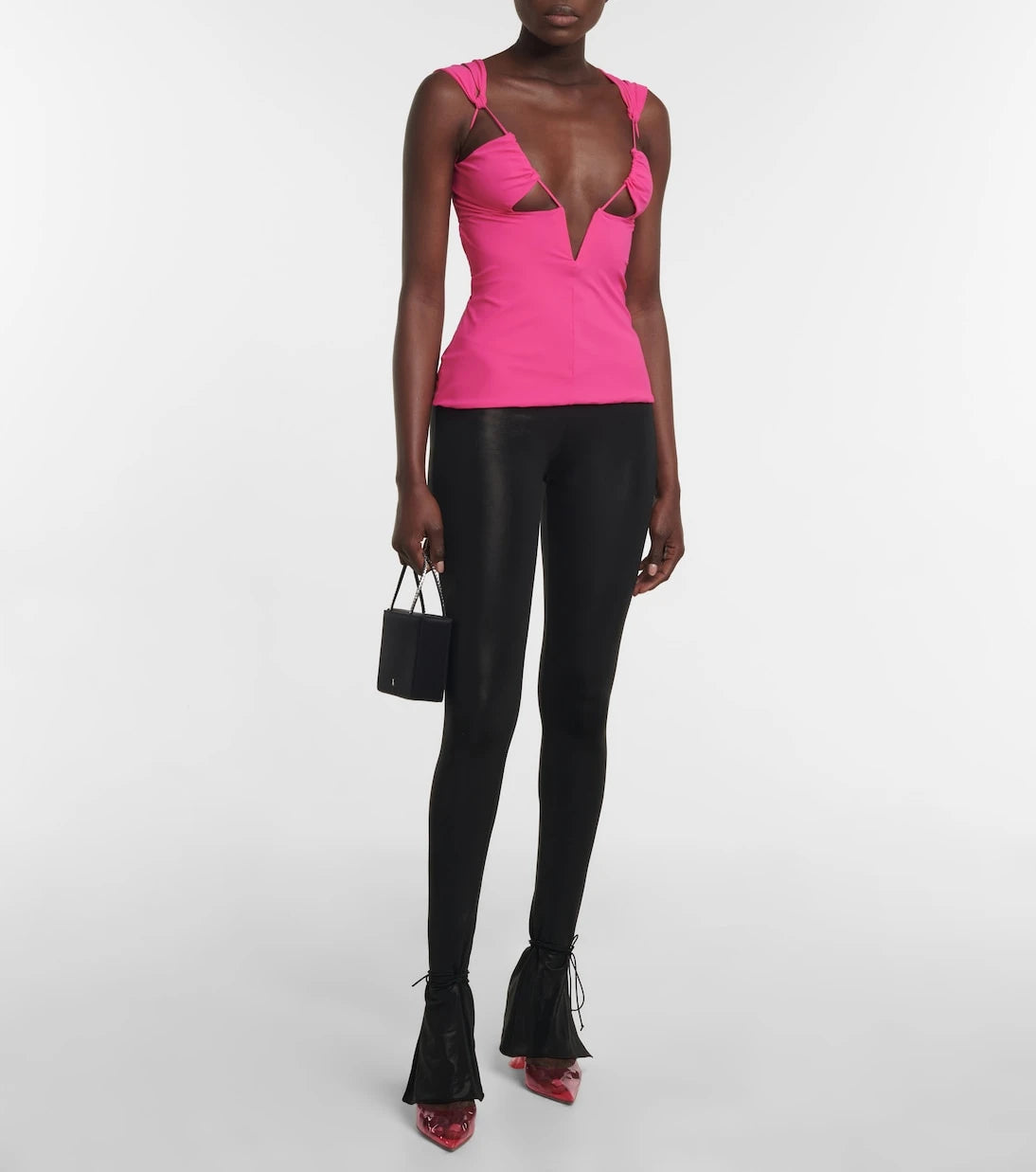 Nensi Dojaka - Cutout jersey top