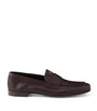 Grained Leather Loafers