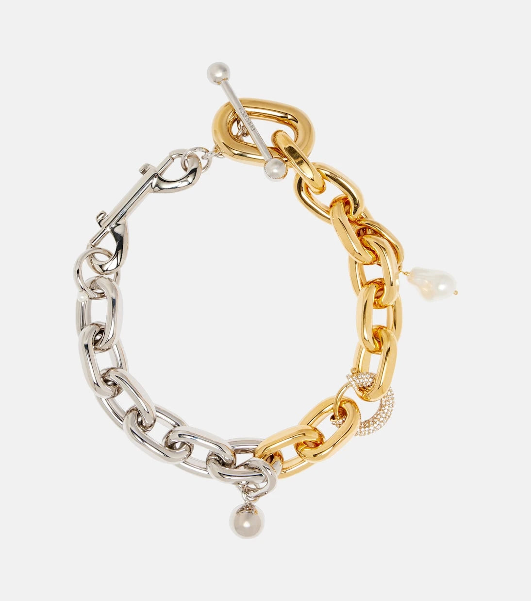 Rabanne - XL Link embellished chain necklace
