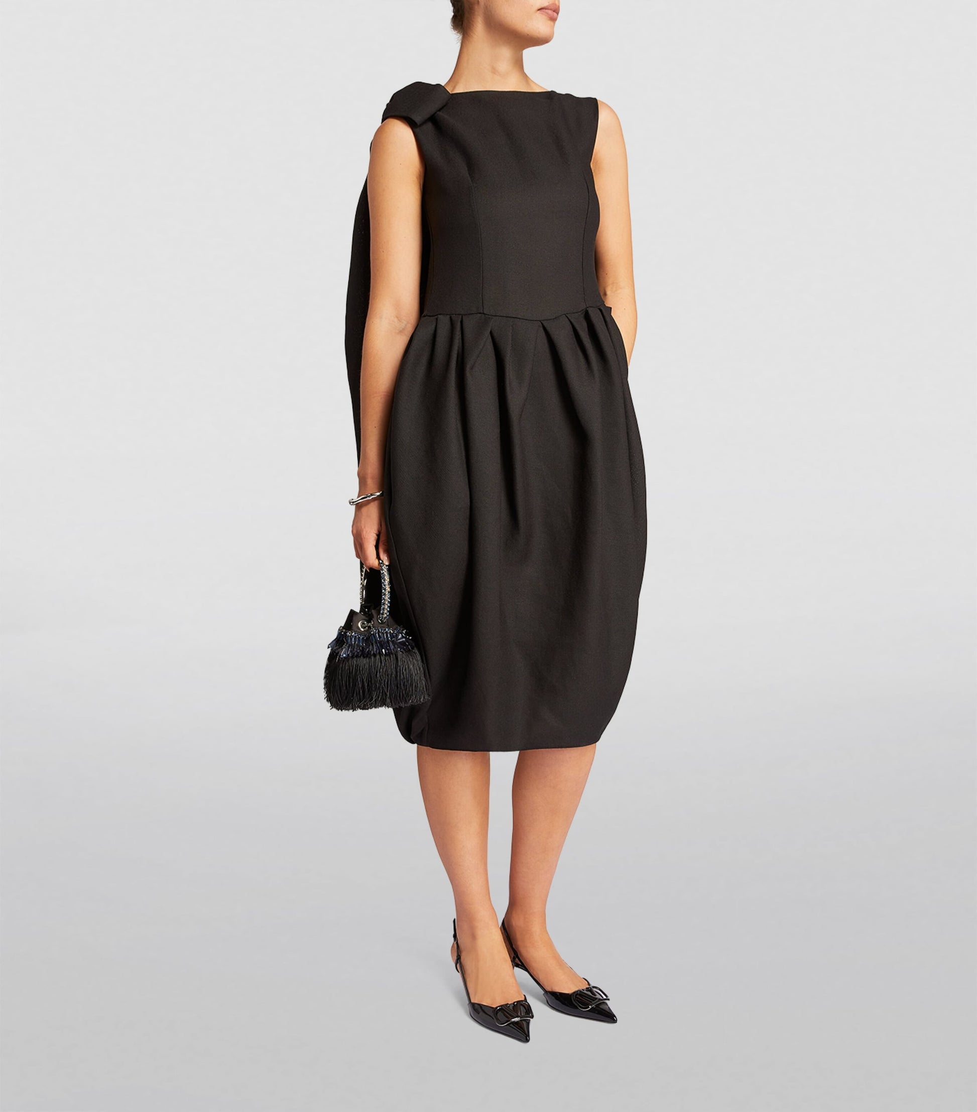 Valentino Garavani Black Slingback Logo Heels 40