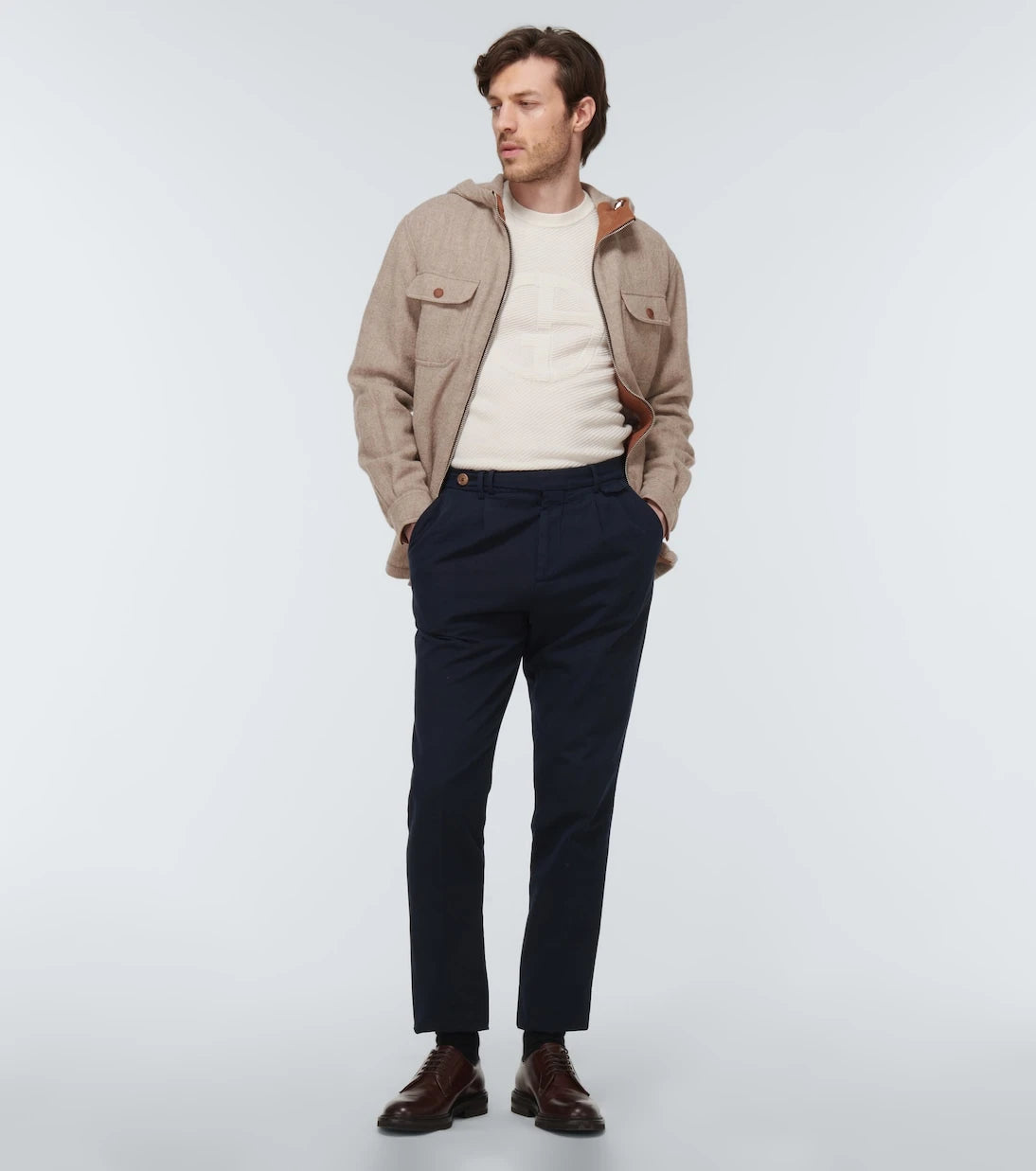 Giorgio Armani - Hooded virgin wool blouson