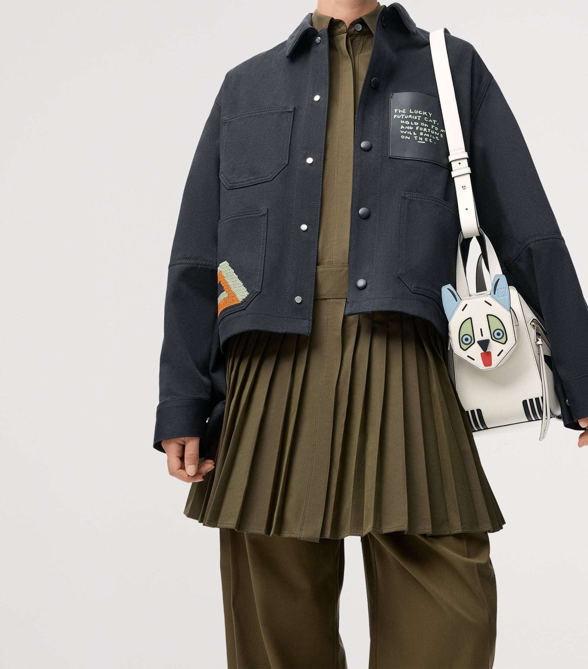 LOEWE x Louis Wain Cats Hammock Bag