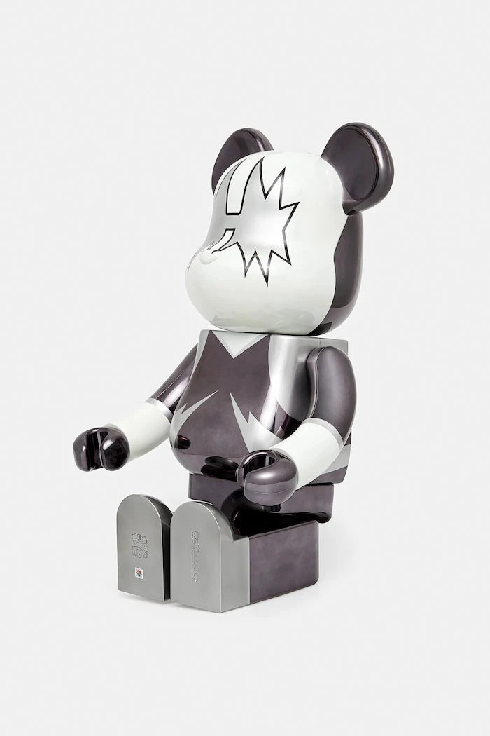 Dekoratif figür Medicom Toy Be@rbrick KISS Space Man Chrome Ver. 1000%