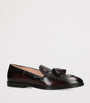 Bally Burgundy Leather Ethon Loafers