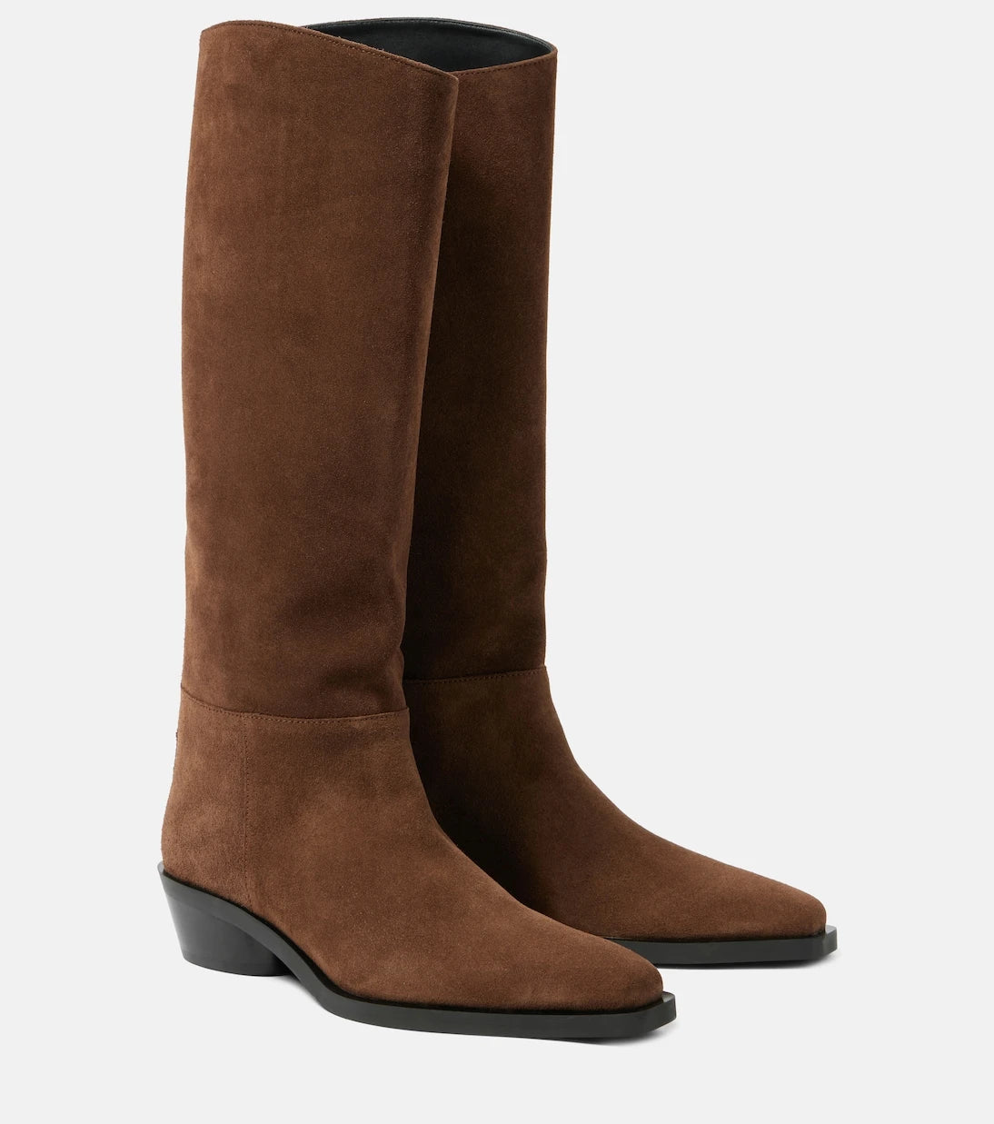 Proenza Schouler - Bronco suede knee-high boots