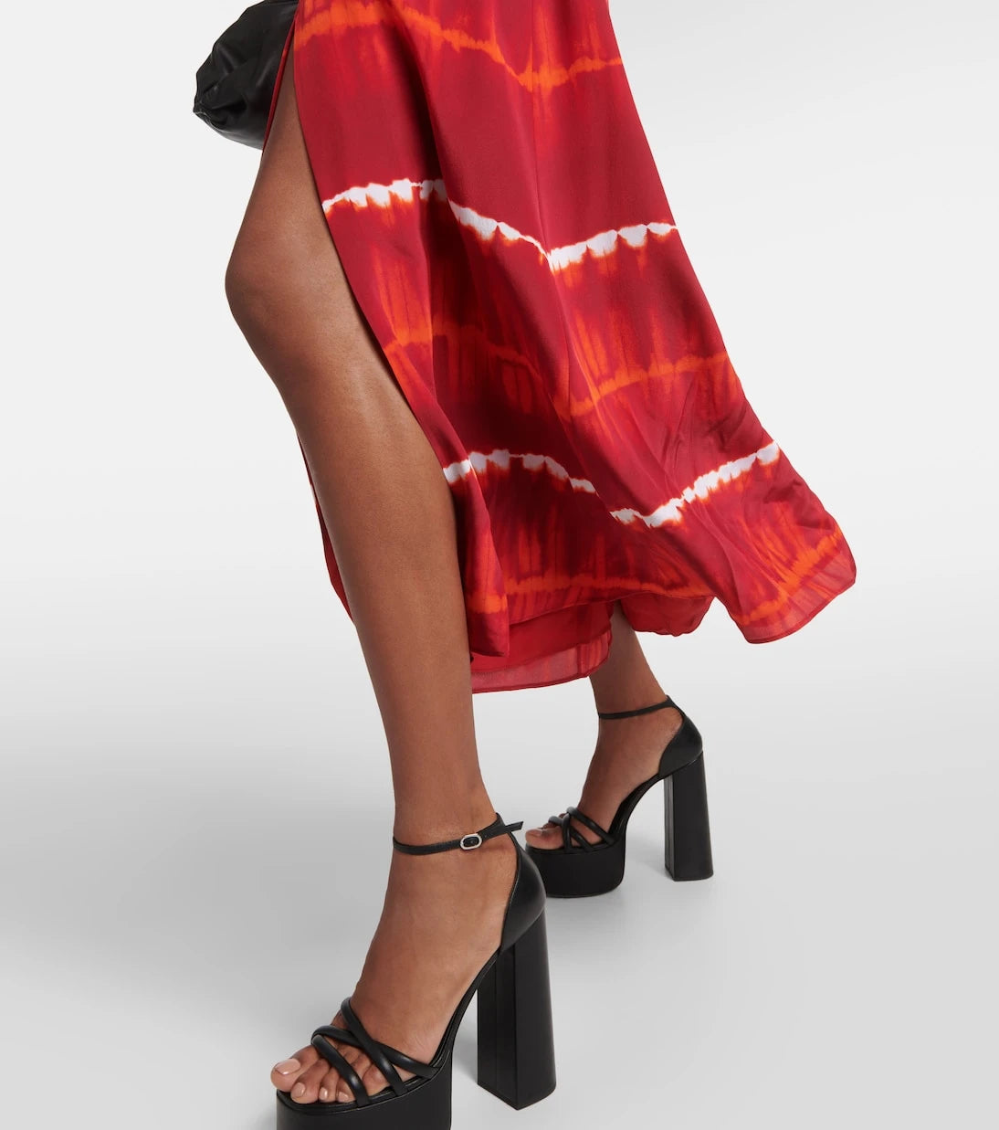 Altuzarra - Printed off-shoulder silk midi dress