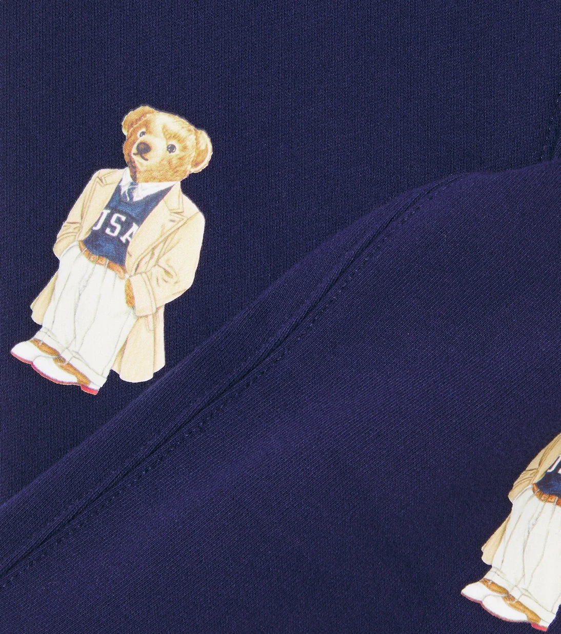 Polo Ralph Lauren Kids - بنطلون رياضي بطبعة من مزيج القطن
