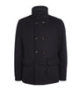 Navy Double-Breasted Pea Coat