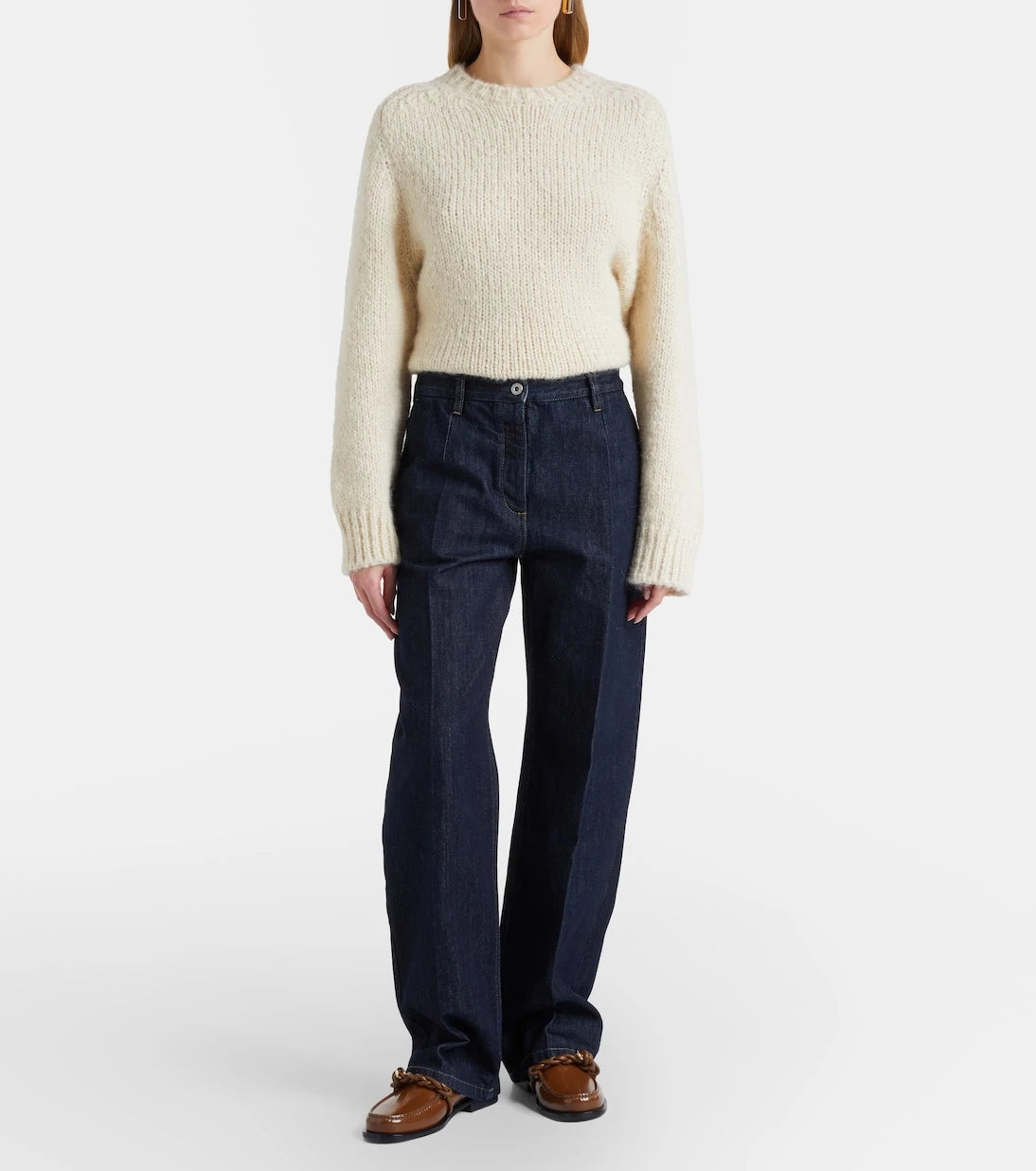 Jil Sander - Geniş paça jean