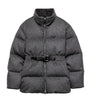 Prada Grey Wool Loden Down Jacket