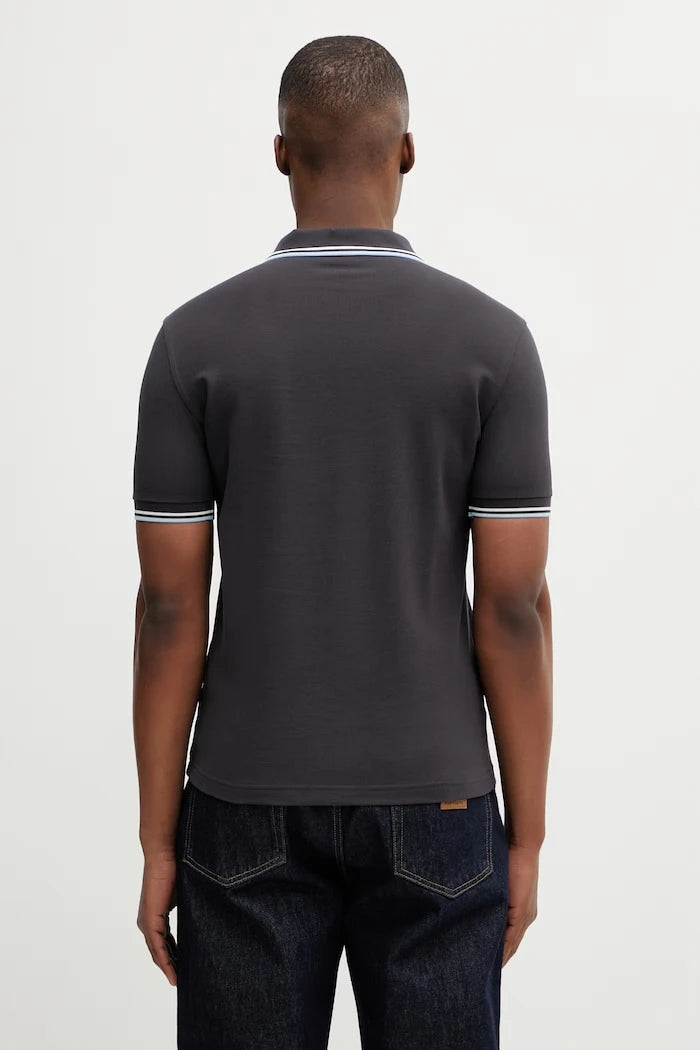 Памучна тениска с яка Fred Perry