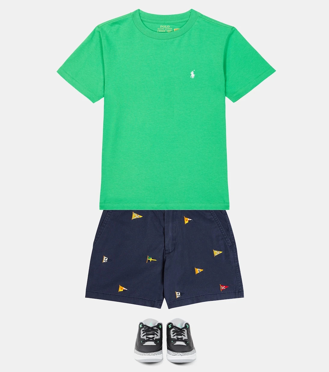 Nike Kids - Air Jordan 3 Retro leather sneakers
