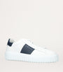 Leather H-Stripes Sneakers WHITE/NAVY