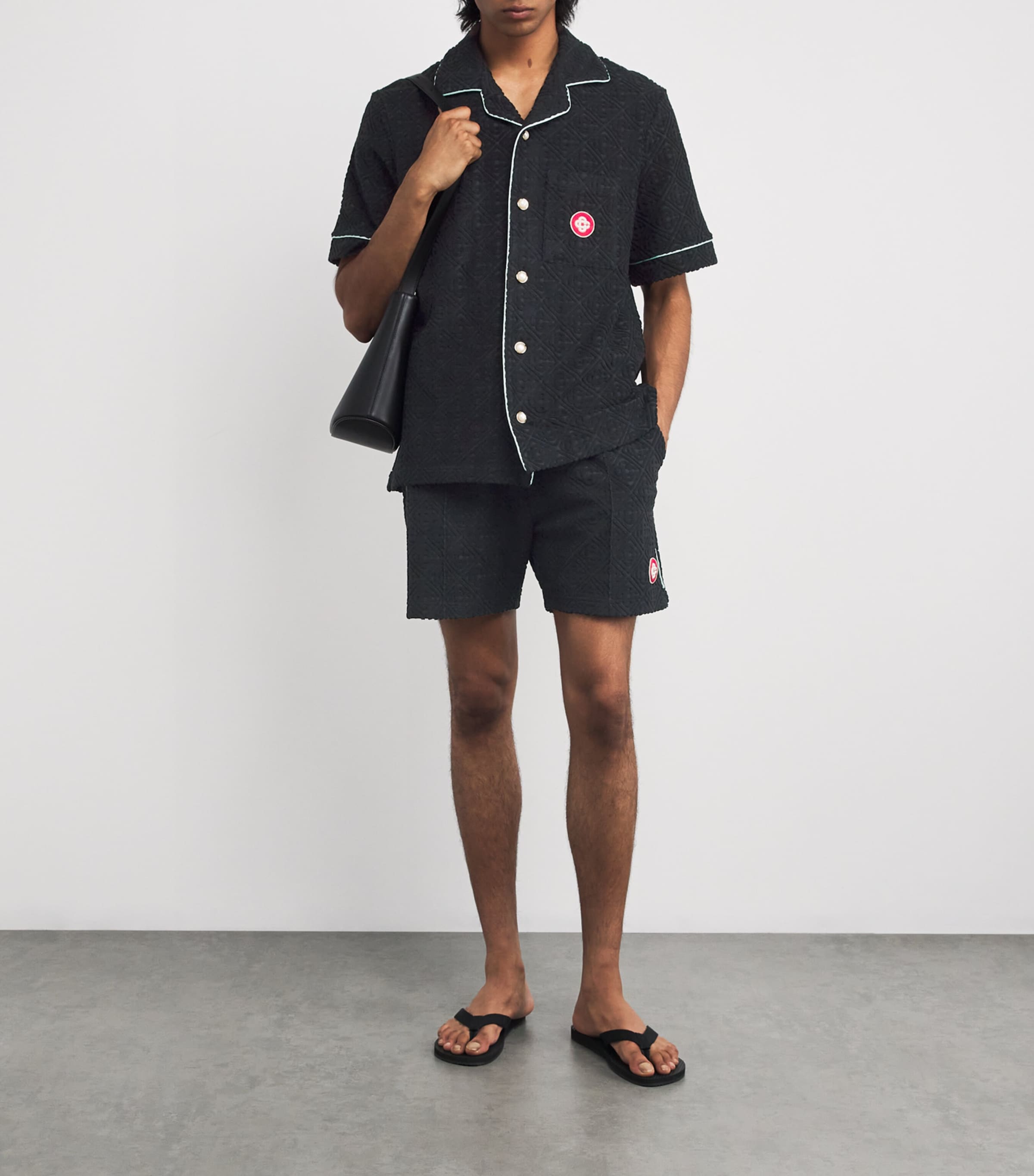 Towelling Monogram Shorts