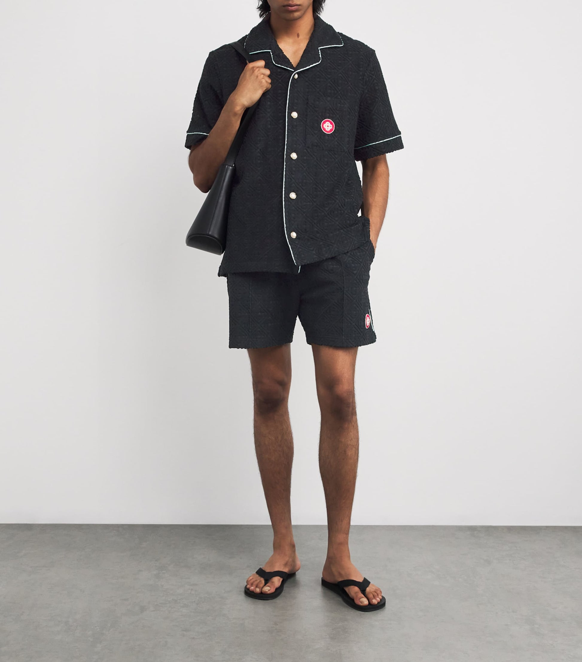 Towelling Monogram Shorts