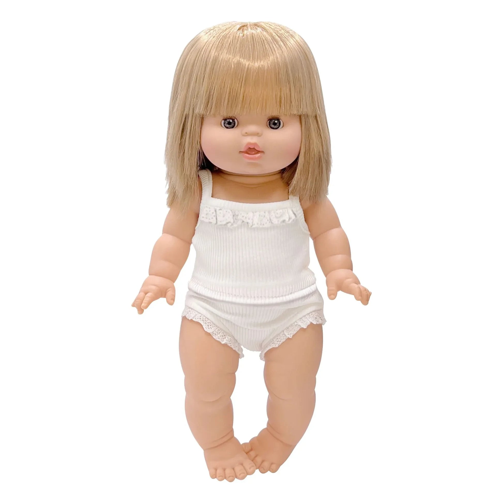 Minikane - Yzée sleeper-eyed doll in ribbed knit set