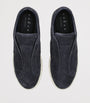 Suede H668 Slip-On Sneakers NAVY