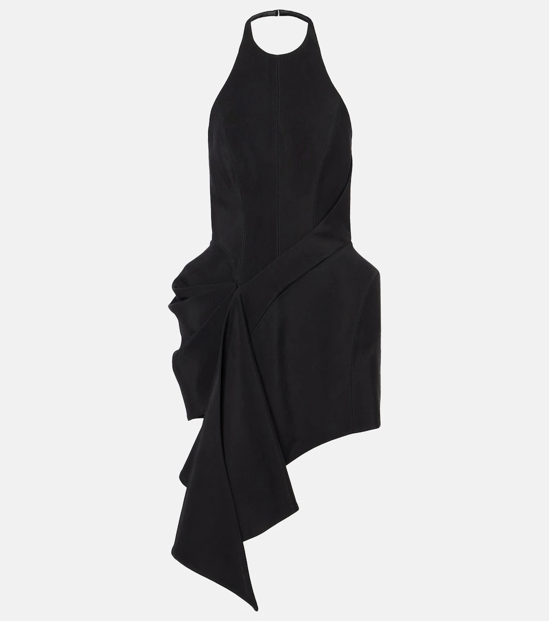Mugler - Asymmetric draped minidress