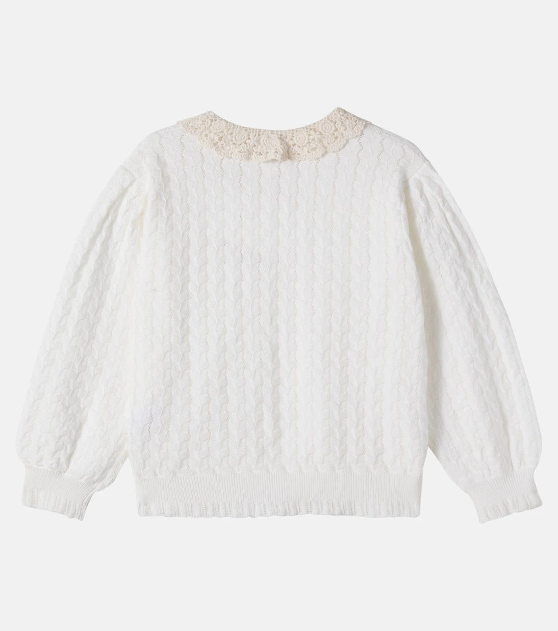 C'era Una Volta - Adelia pointelle cotton cardigan