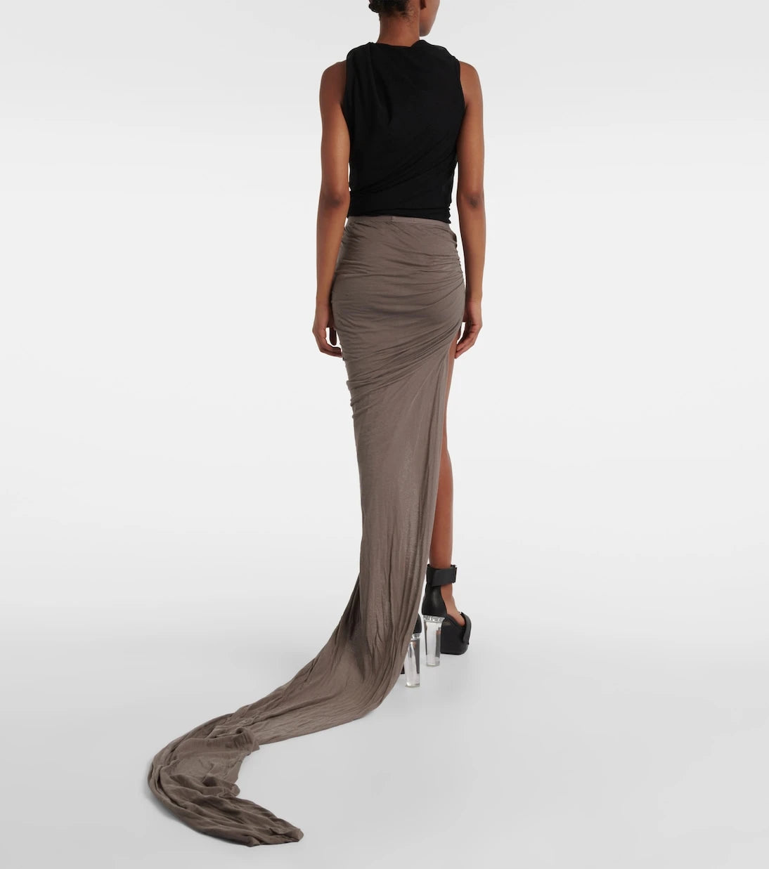 Rick Owens - Edfu cotton maxi skirt