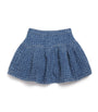 Self-Portrait Kids Tweed-Textured Denim Skirt (3-12 Years)