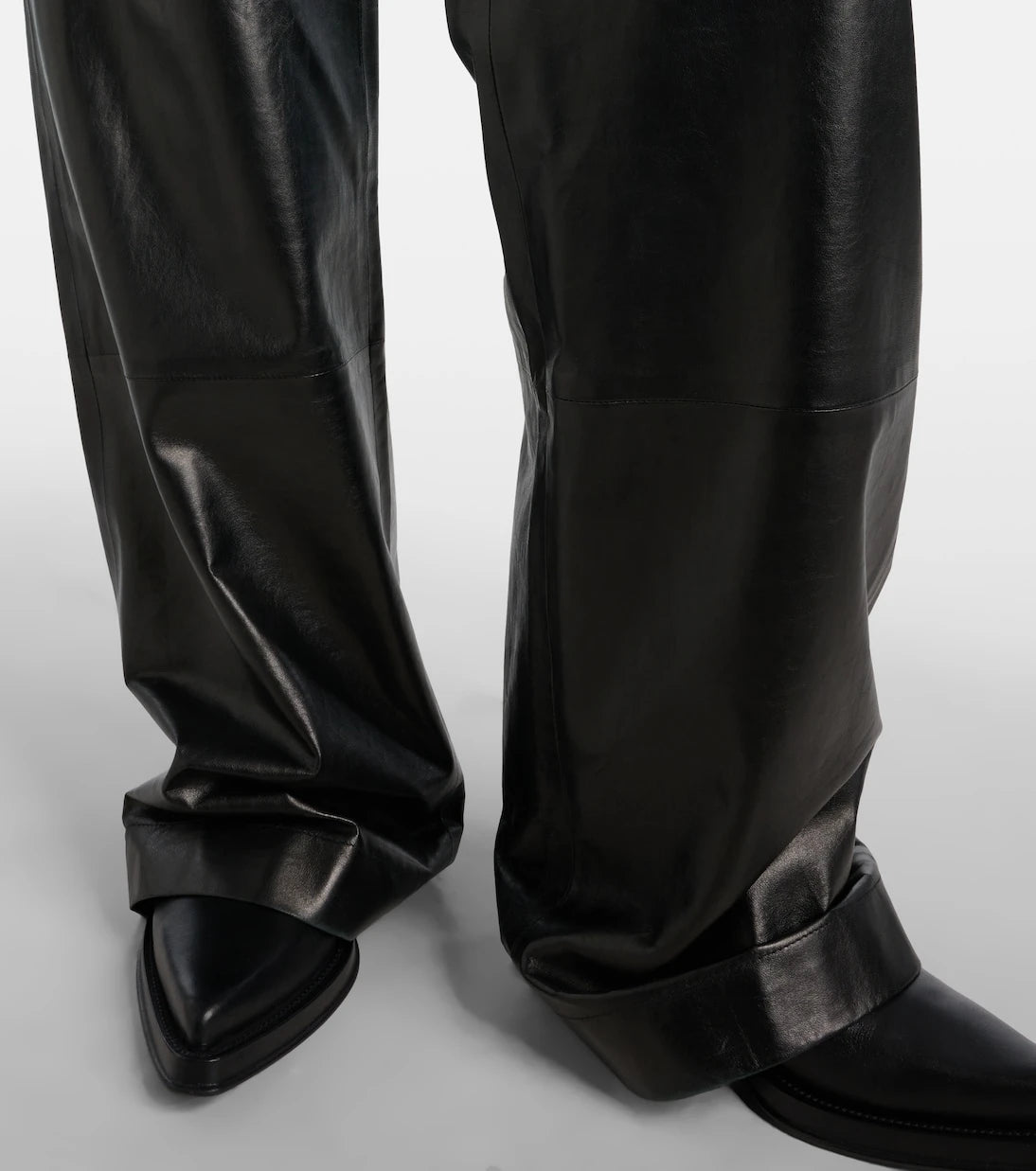 Proenza Schouler - White Label Magnus leather wide-leg pants