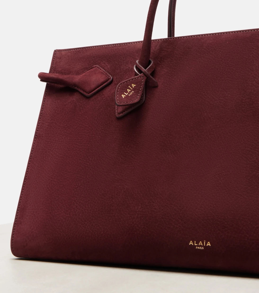 Alaïa - Le Teckel Büyük deri omuz çantası
