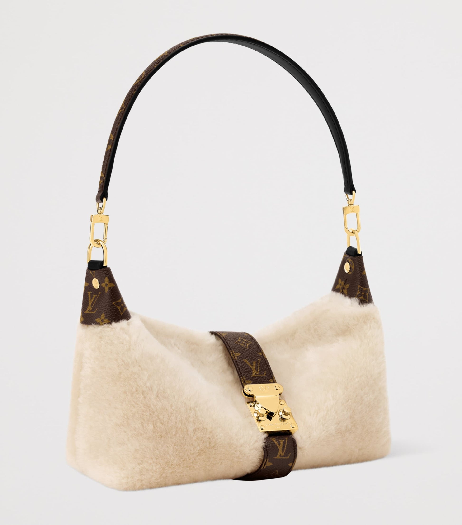 LOUIS VUITTON Shearling Mia Pochette Shoulder Bag