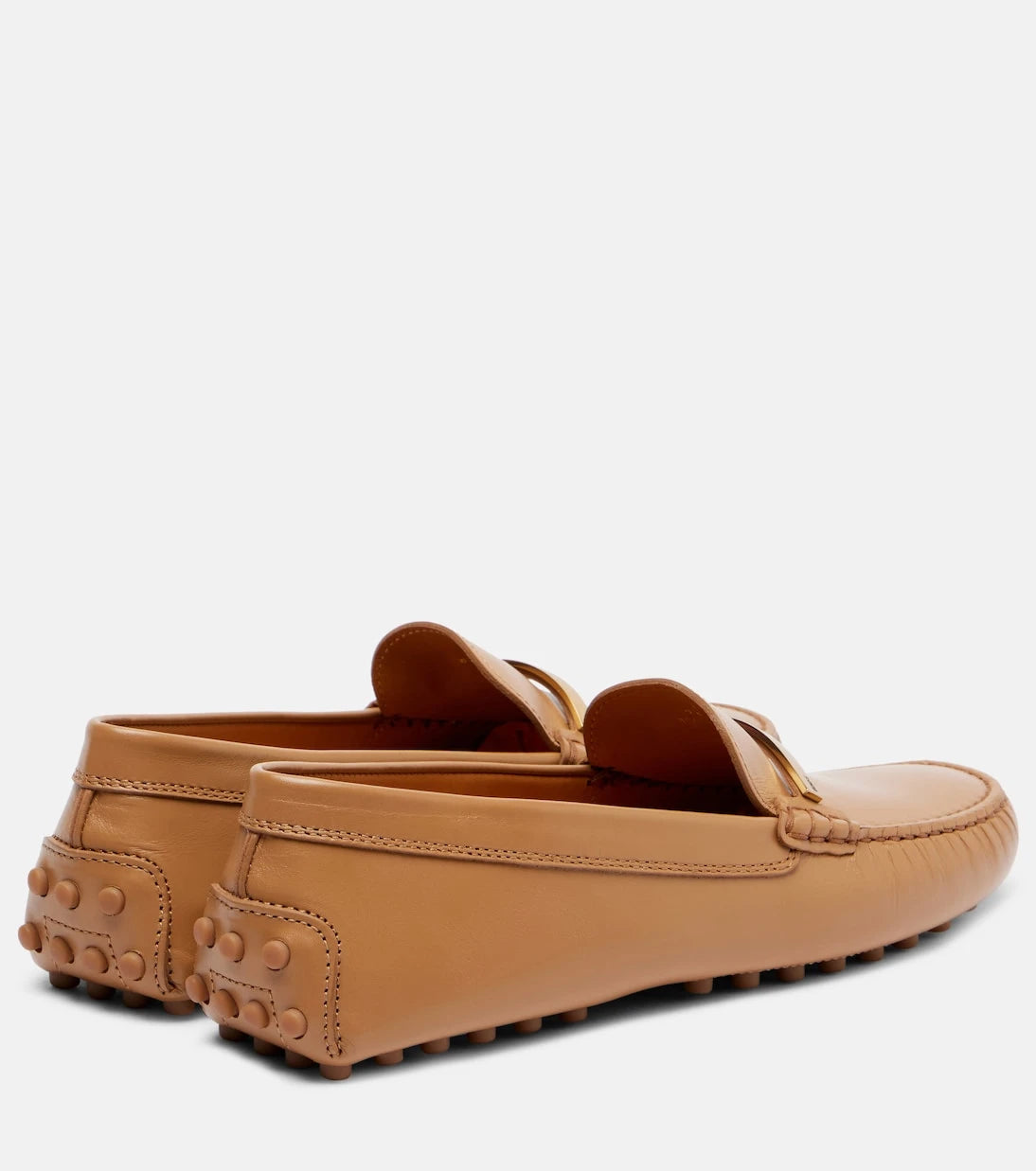 Tod's - Gommino embellished leather loafers