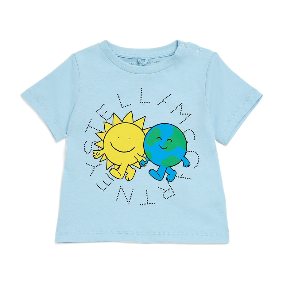 Stella McCartney Kids Cotton Earth Friends T-Shirt (3-36 Months)