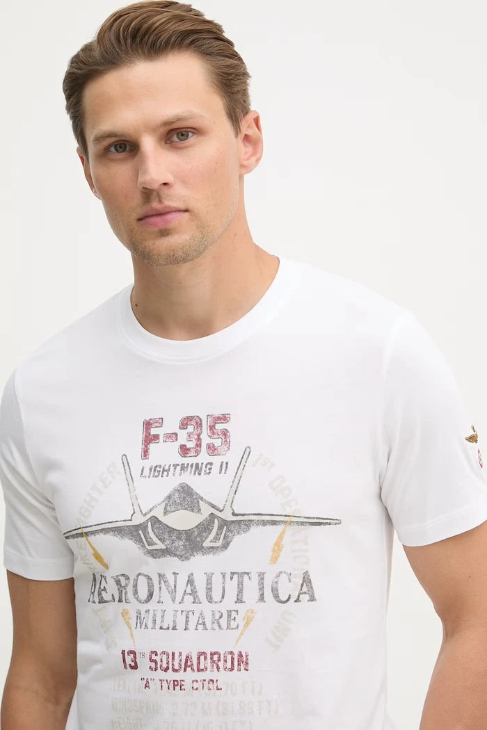 Pamuklu Tişört Aeronautica Militare