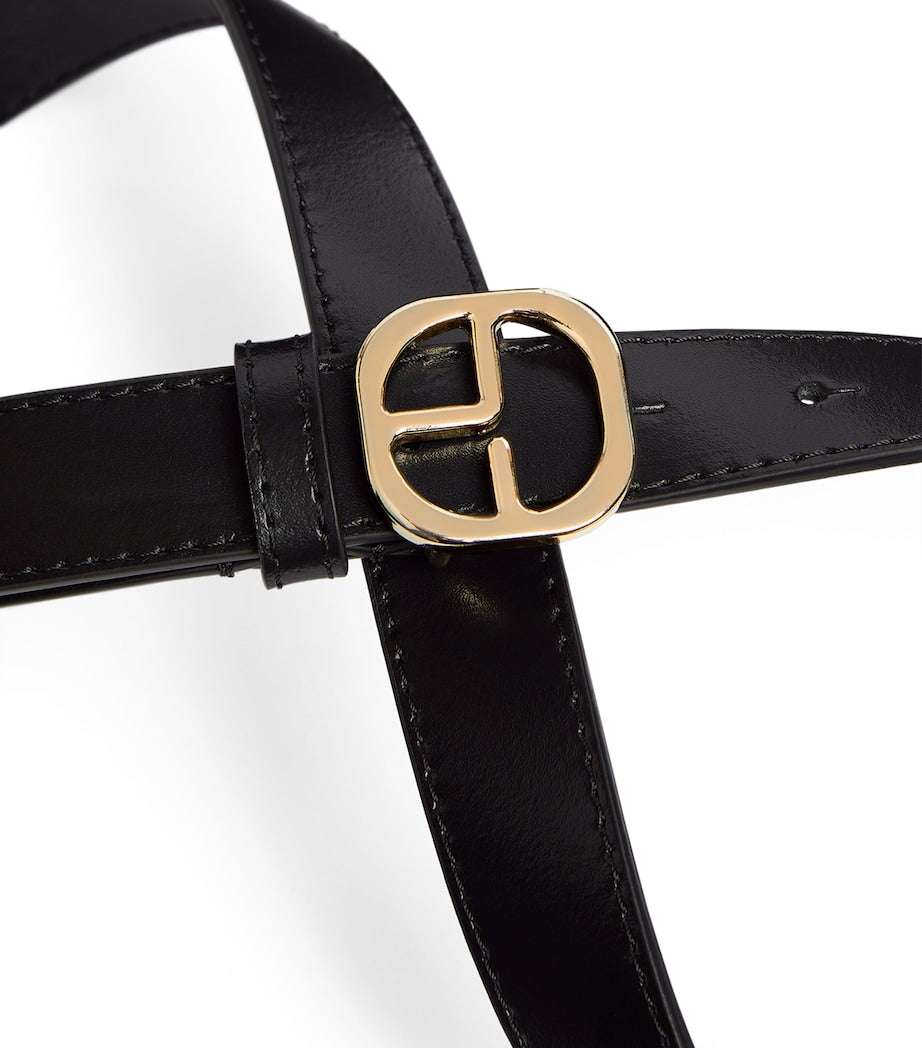 Claudie Pierlot Black Leather Belt