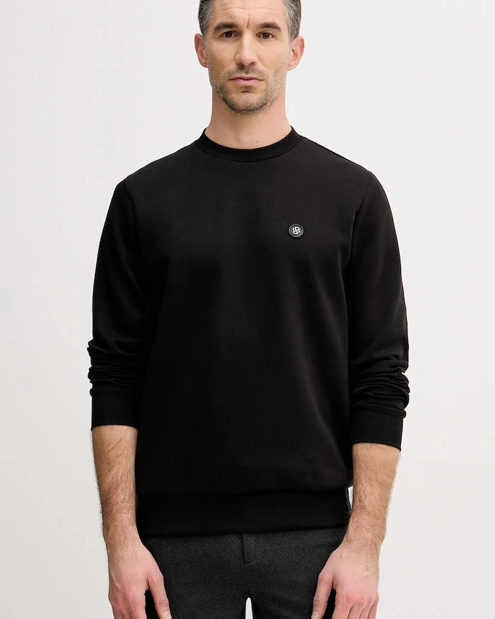 BOSS erkek pamuklu sweatshirt C-Sharpe 01