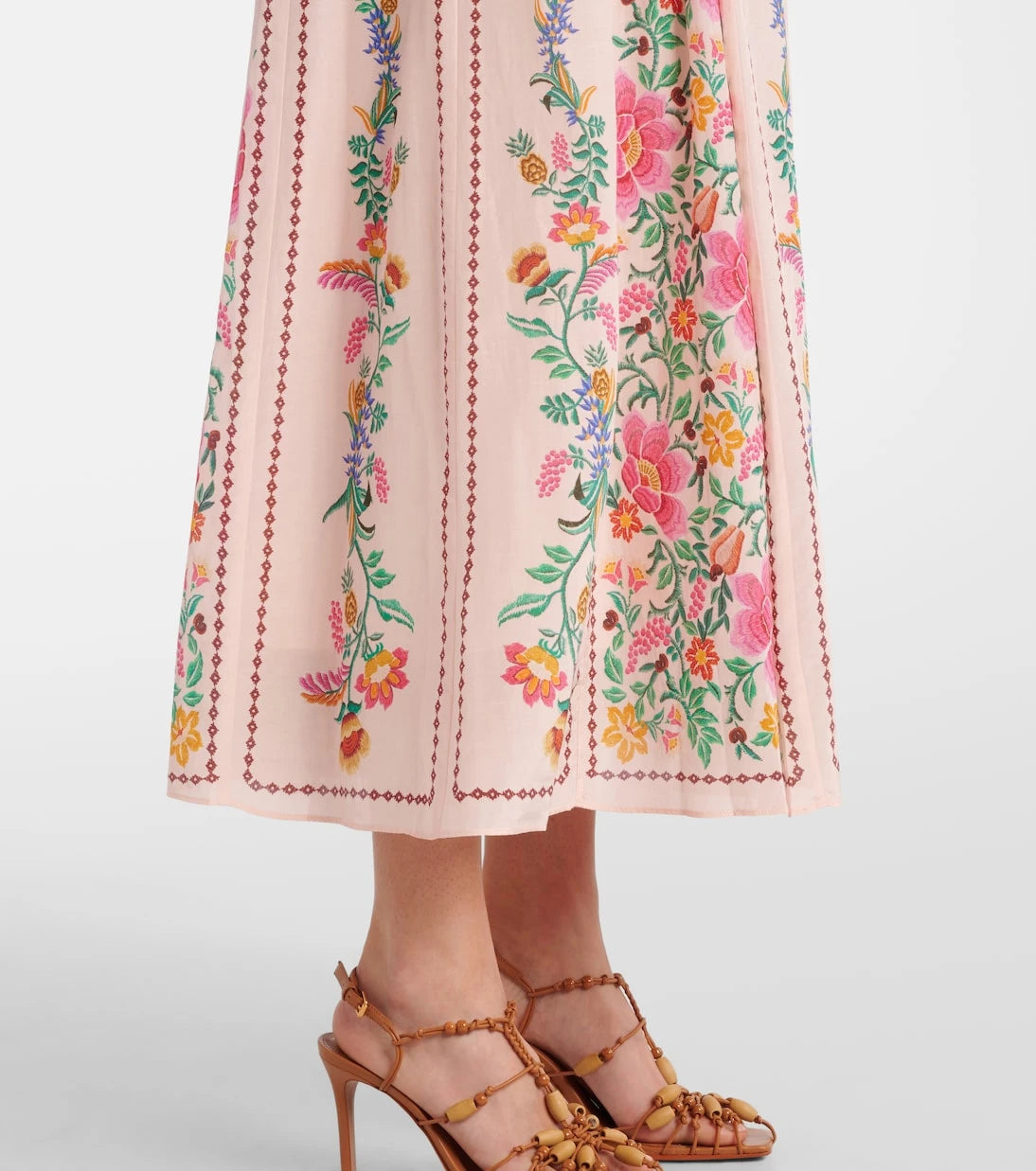 Farm Rio - Floral cotton-blend maxi dress
