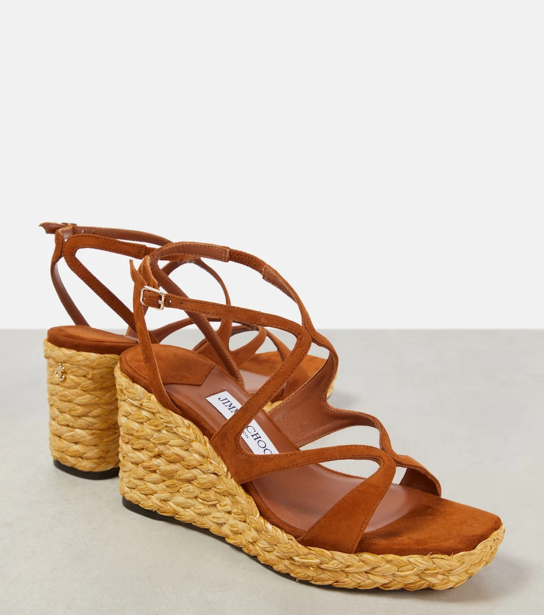 Jimmy Choo - Ayla suede espadrille wedges